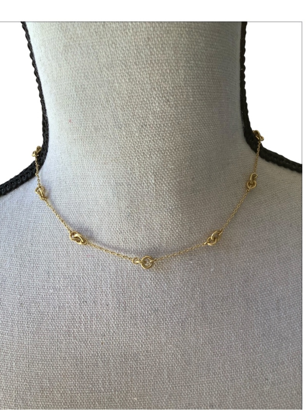 MadeWell gold plated designer necklace